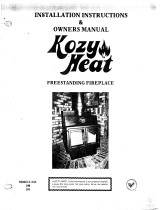 kozy heat #100-#101 Owner's manual