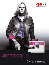 Pfaff ambition 155 Anniversary Edition Owner's manual
