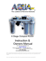 Aqua FX Octopus RO/DI Instruction & Owner's Manual