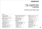 ONKYO TX-NR535 Advanced Manual