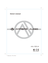 Ampere Audio AA-150.4 Owner's manual