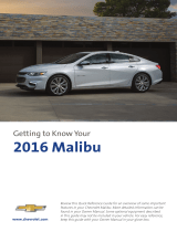 Chevrolet Malibu 2016 Reference guide