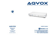 Aqvox PHONO 2 CI Owner's manual