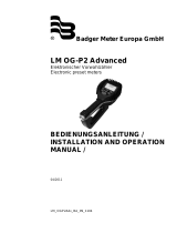 Badger MeterLM-OG-P2 Advanced