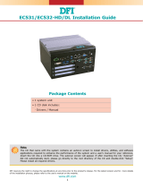 DFI EC531-HD/EC532-HD/EC532-DL Installation Guide User manual