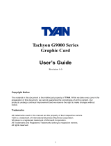 Tyan TACHYON G9000 User manual