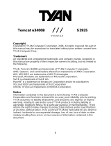 Tyan Tomcat n3400B S2925 User manual