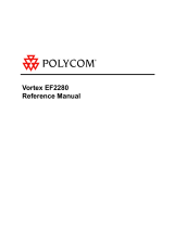 Polycom Vortex EF2280 Reference guide