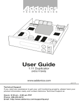 Addonics Technologies HDU11SAS User manual