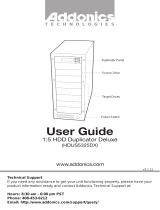 Addonics Technologies HDUSI3TDR User manual
