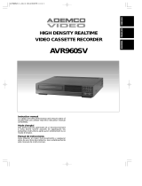 ADEMCO AVR960SV User manual
