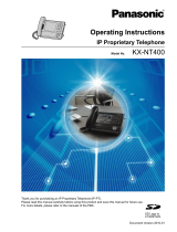 Panasonic KX-NT400 Operating Instructions Manual