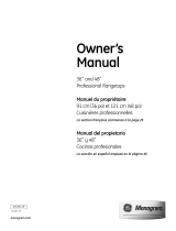 GE ZGU36N6HSS Owner's manual