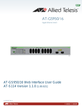 Allied Telesis GS950/16  User manual