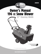 All-Power 19*6 cc Owner's manual