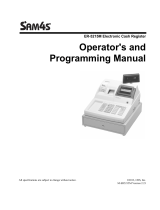 Sam4s ER-5215M Operator's And Programming Manual