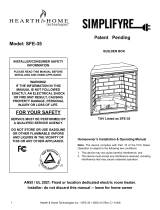 Hearth and Home Technologies Simplifyre SFE-35 User manual