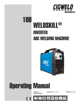 CIGWELD 100 WELDSKILL® Inverter Arc Welding Machine User manual