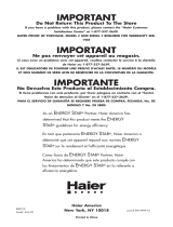Haier ESD212 User manual