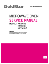 Goldstar MV1501B User manual