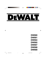 DeWalt dw 984 k2 Owner's manual