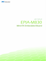 VIA Technologies EPIA-M830 User manual