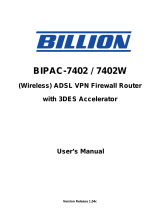 Billion BIPAC-7402W User manual