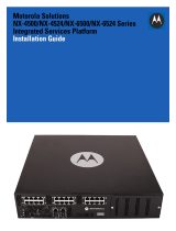 Motorola NX-4524 Series Installation guide