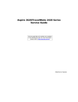 Aspire TravelMate 2420 Series User manual