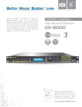 Better Music Builder DX-8000 Owner's manual