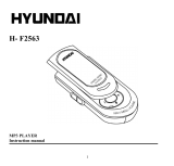 Hyundai H- F2563 User manual