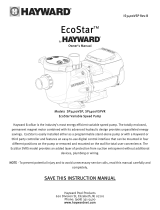 Hayward EcoStar SP3400VSP Owner's manual