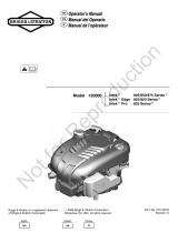 Briggs & Stratton 540000 Vanguard Gaseous User manual