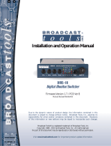 Broadcast Tools DMS-III Owner's manual