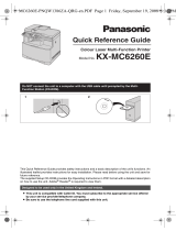 Panasonic KXMC6260E Operating instructions