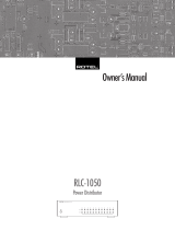 Rotel RLC-1050 User manual