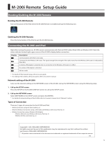 Roland M-200i Installation guide