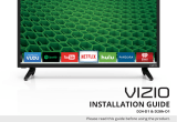 Vizio D24-D1 Installation guide