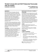 Johnson Controls TEC2627-2 Installation Instructions And Operators Manual
