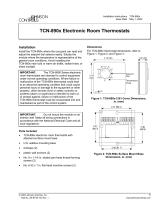 Johnson Controls TCN-890x Installation Instructions Manual