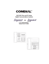 Comdial Impact 8012S Series User manual