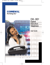 Comdial DX-80 User manual