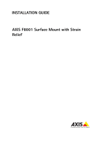 Axis F8001 User manual