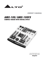 Alto AMX-100FX Owner's manual