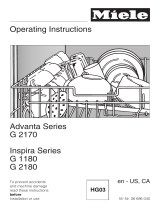 Miele G 2180 User manual