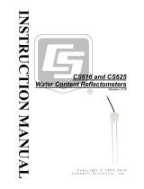 Campbell CS616 and CS625 Water Content Reflectometers Owner's manual