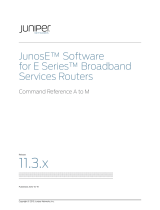 Juniper JUNOSE 11.3 Command Reference Manual