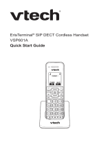 VTech ErisTerminal VSP601A Quick start guide