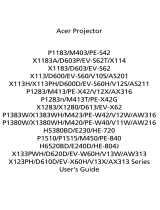Acer X133PWH User manual