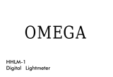 Omega HHLM-1 Owner's manual